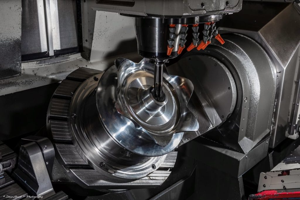 Nærbilde av en maskin