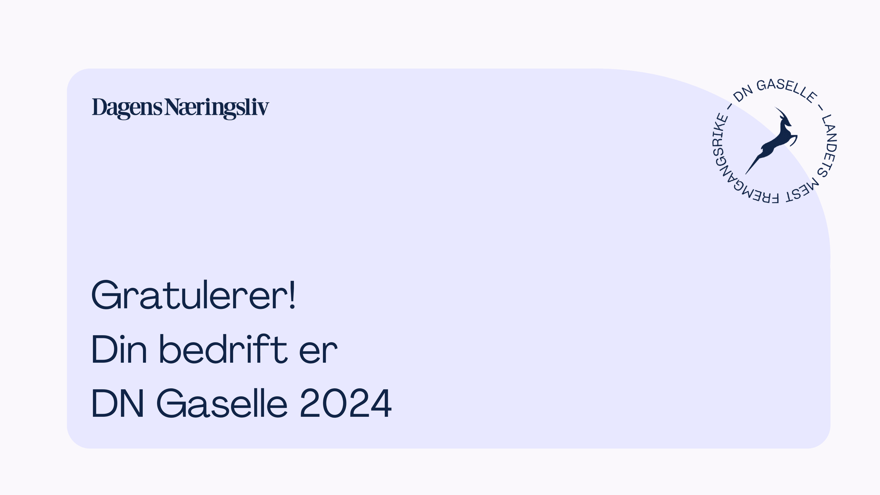 Gasellekåring 2024