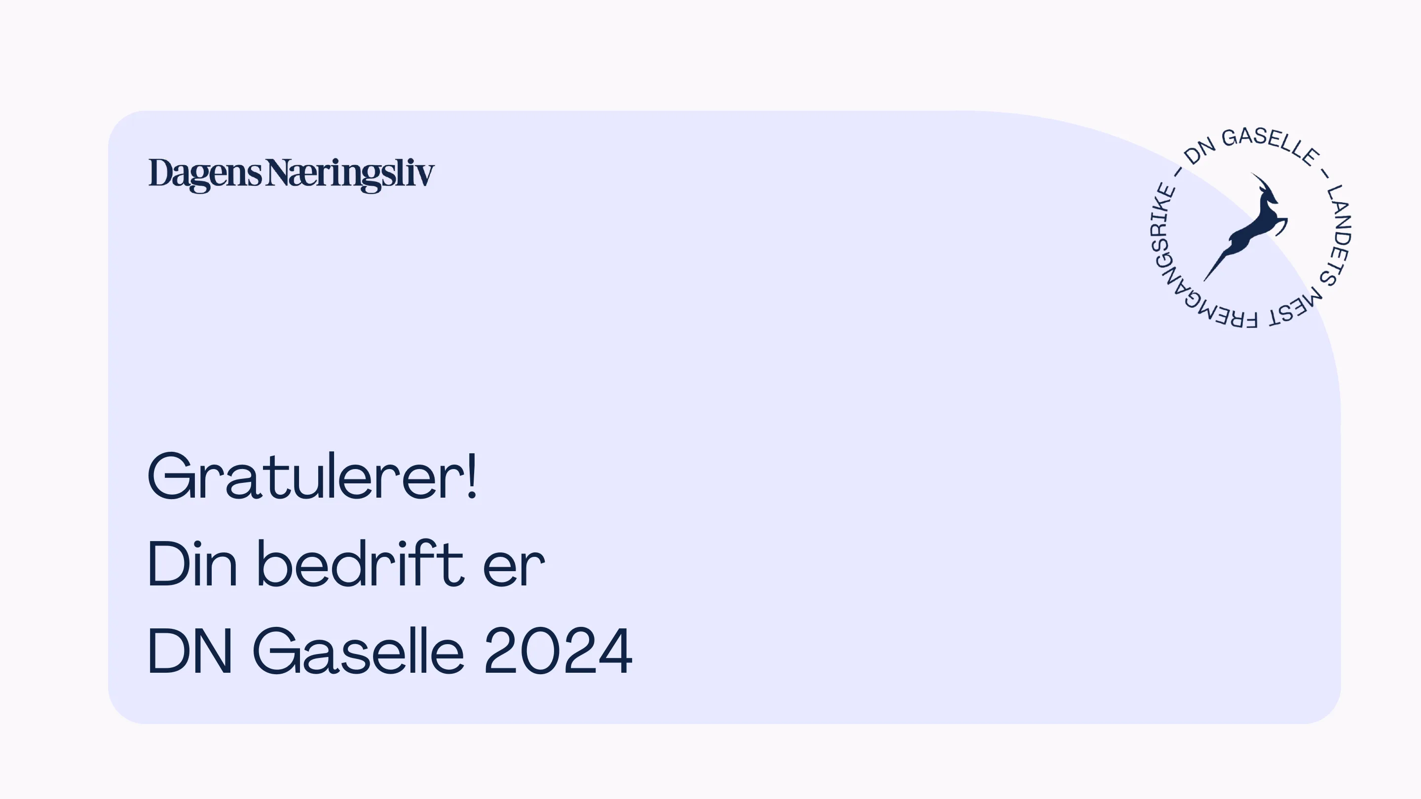 Gasellekåring 2024